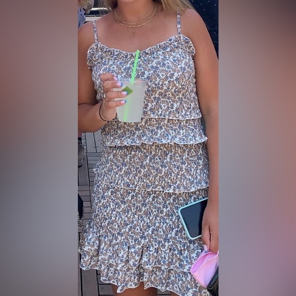 Scrunched ruffle dress - Picture 3 of 3